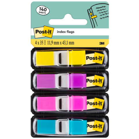 Segnapagina removibili Post-it? Index Mi 4 confezioni da 35 - 683-4AB