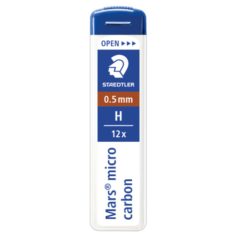 Astuccio 12 mine sottili H Staedtler Mar 250 05-H