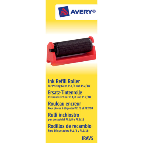 Rulli inchiostro per prezzatrici Avery m Conf. 5 pezzi - IRAV5