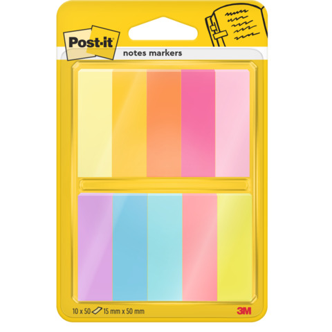 Segnapagina removibili in carta Post-it? 10 blocchetti da 50 fogli - 670-10AB-EU