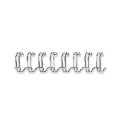 Dorsi metallici FELLOWES argento 10 mm - conf.100 - 5327901