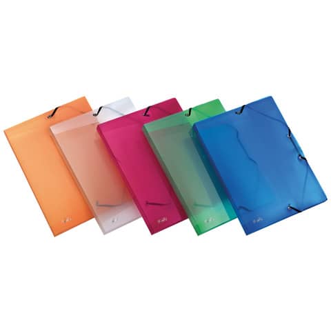 Cartellina a 3 lembi con elastico FAVORI assortiti - 400066839