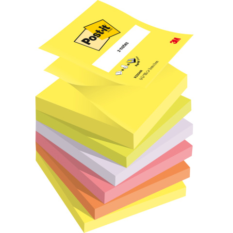 Foglietti colorati Post-it? Ricarica Z-N cf. 6 blocchetti da 100 ff R330-NR