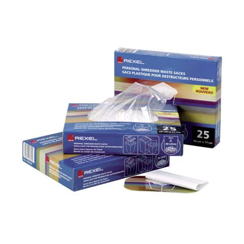 Sacchetti di plastica per distruggidocum conf. da 100 - 40060