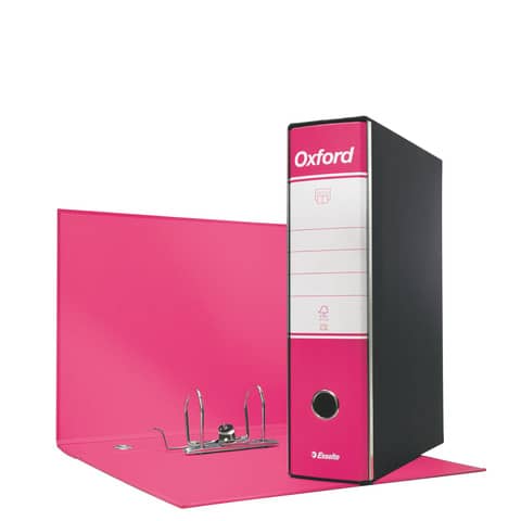 Registratore con custodia Esselte G83 Ox cm fucsia - 390783900