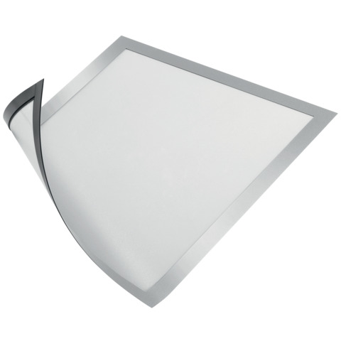 Cornici con pannello magnetico Durable D argento met. 236x323 mm conf. 5 - 486923