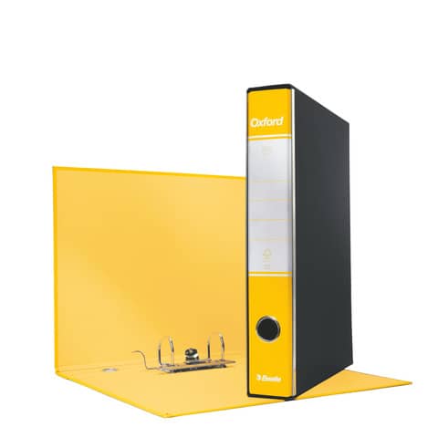 Registratore con custodia Esselte G82 Ox cm giallo - 390782090