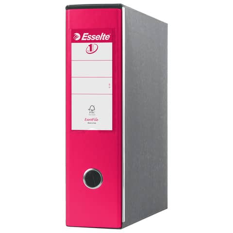 Registratori con custodia Esselte G53 Eu rivestito in PP fucsia - 390753900