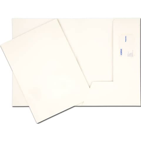 Cartelline a 2 lembi 4Mat A4 in bindakot biglietti da visita cf. da 10 pz - 3740