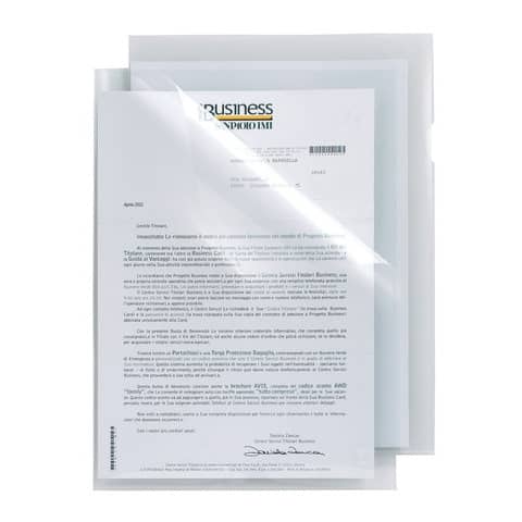 Cartelline a L in PP Sei Rota Poli T 150 conf. 50 pezzi - 662319
