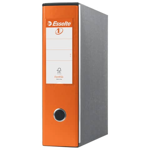 Registratori con custodia Esselte G53 Eu rivestito in PP arancione - 390753200