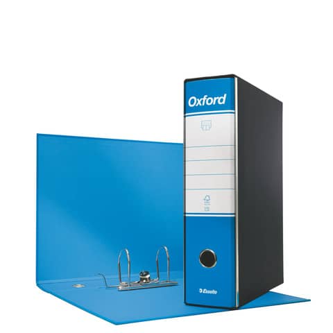 Registratore con custodia Esselte G83 Ox cm azzurro - 390783800