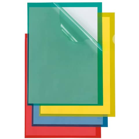 Cartelline a L in PP Sei Rota Poli 150 C conf. 25 pezzi - 66232212