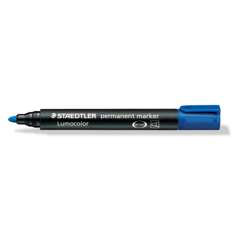 Marcatore permanente punta tonda Staedtl 2 mm blu - 352-3