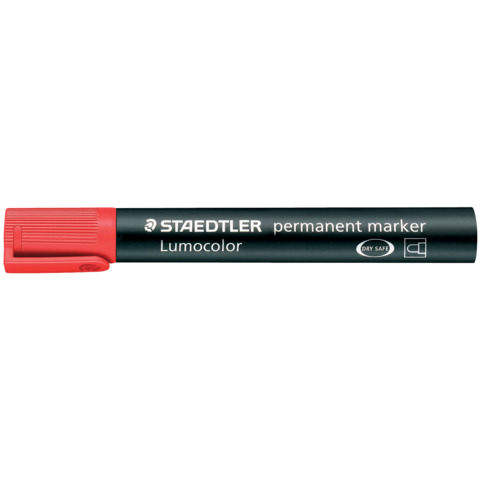 Marcatore permanente punta tonda Staedtl 2 mm rosso - 352-2