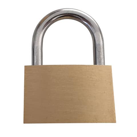 Lucchetto in acciaio con chiave in otton CAD401SB