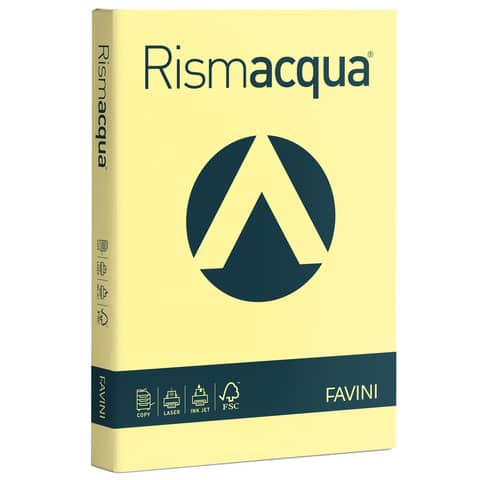 Carta colorata Favini Rismacqua colori t Risma da 200 fogli - A652204