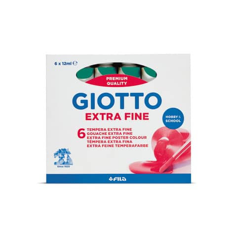 Tempere GIOTTO Extra 12 ml verde Verones F35201300