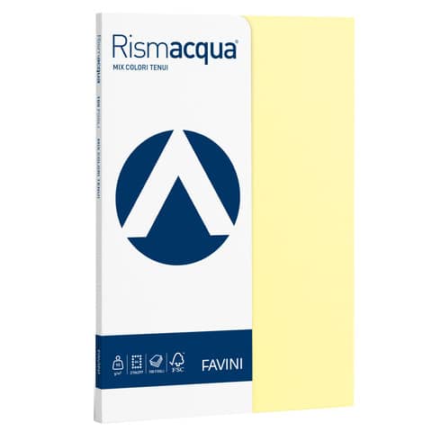 Carta colorata Favini Rismaluce colori t Risma da 100 fogli - A69X124